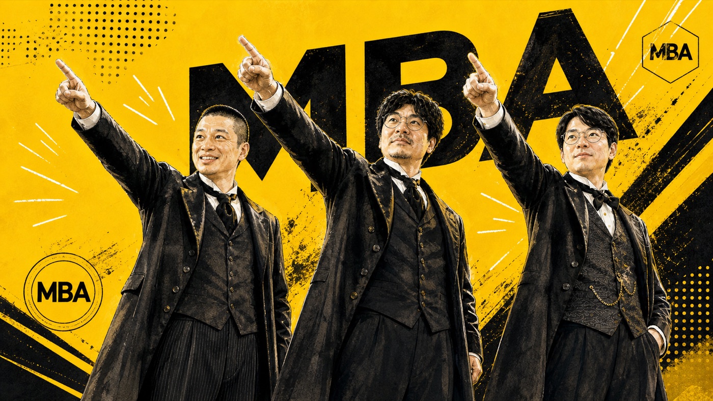 MBAを立ち上げた3人。中年よ、大志を抱け。